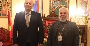 Областният управител доц. д-р Калоян Дамянов се срещна със старозагорския митрополит Киприан