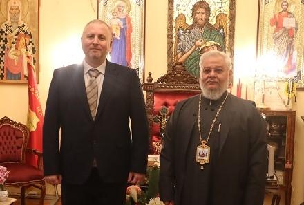 Областният управител доц. д-р Калоян Дамянов се срещна със старозагорския митрополит  Киприан