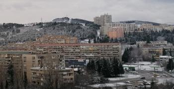 В Стара Загора: Сняг и студ