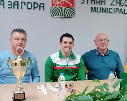 „Златното“ момче Стоян Георгиев продължава да прославя Стара Загора със спортните си успехи