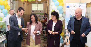 Главният архитект на Община Стара Загора арх. Николай Василев откри STEM 2 - „Център за дигитални създатели“ в ПГСАГ „Любор Байер“