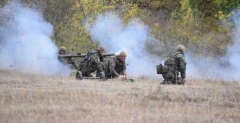 Учебни стрелби на полигон "Тюлбето"