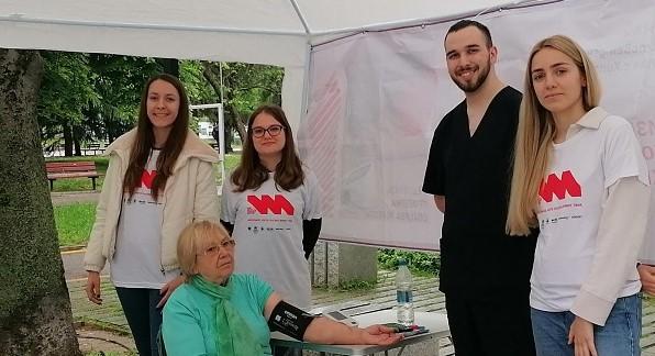 Стара Загора отбеляза Световния ден за борба с хипертонията с безплатно измерване на кръвното налягане