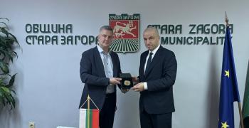 Заместник-кметът Радостин Танев посрещна в Община Стара Загора Генералния консул на Турция в Пловдив
