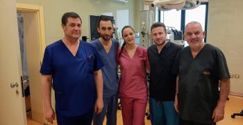 Гинеколози от Болница „Тракия“ отстраниха 7,5-килограмова миома