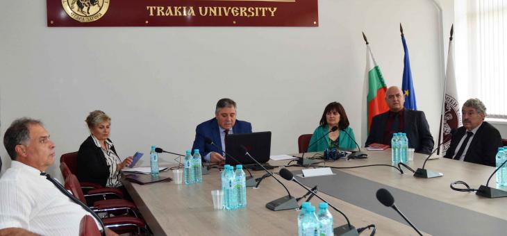 Министър Вълчев и министър Танева откриха Юбилейната научна конференция на Тракийски университет