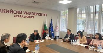 Тракийски университет и Yamagata University обсъждат нови възможности за съвместни магистърски програми