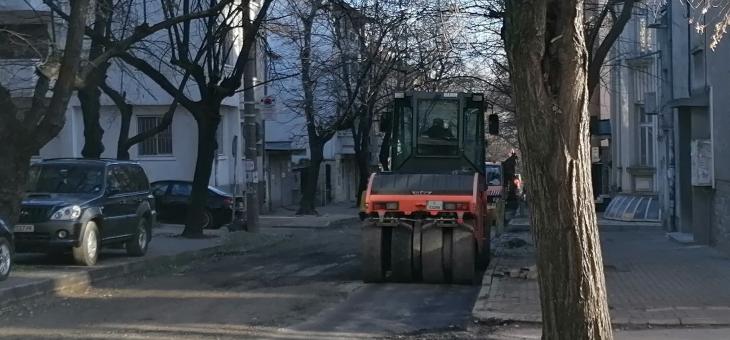 До края на май трябва да приключи ремонтът на ул."Промишлена" в Стара Загора