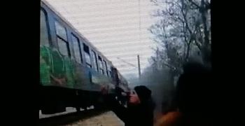 Влак се запали край Плевен
