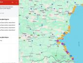 Интерактивна карта дава бърз достъп до водните бази по Черноморието