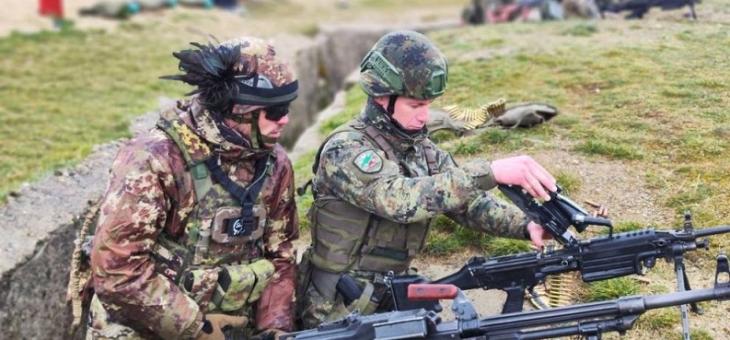 Военни от България и Италия проведоха съвместни занятия край Стара Загора