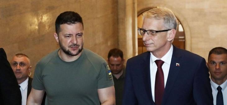 Президентът Зеленски благодари на България за подкрепата за Украйна