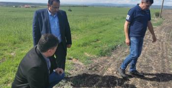 Зам.-министър Иван Капитанов: В максимално кратък срок ще изплатим обезщетенията на стопаните, пострадали от вчерашната градушка в Южна България