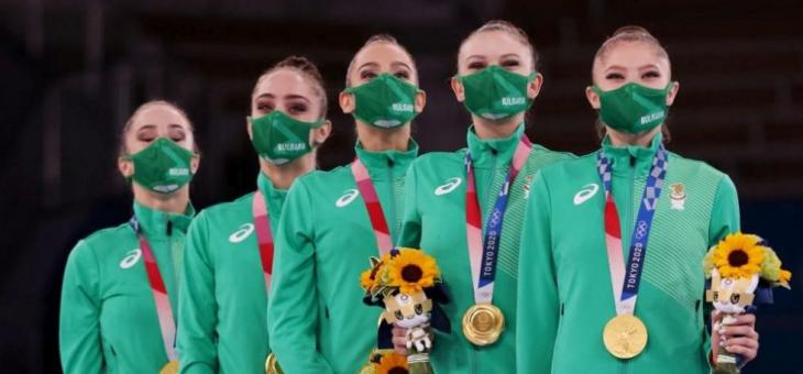 Българският ансамбъл по художествена гимнастика спечели златен медал в Токио