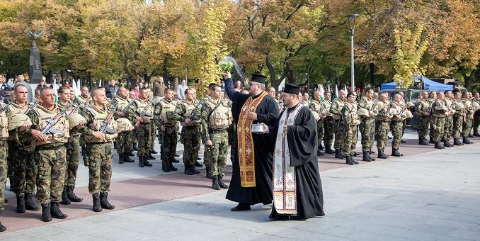 Със знамето на Стара Загора заминаха бойците ни за Афганистан